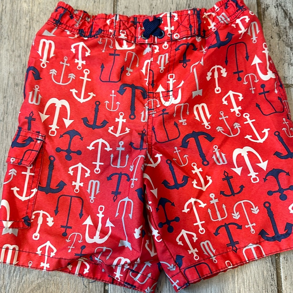 Anchor Beach Boys Swim Trunks Size 5